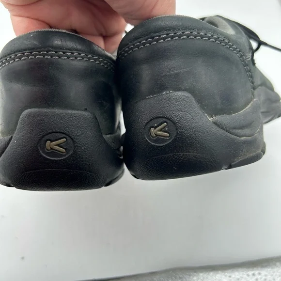 Keen Womens  Oxfords Shoes Lace Up Black Leather Casual comfort - Picture 6 of 9